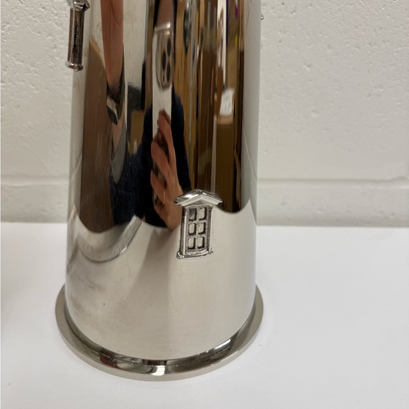 Luxury Nautical Lighthouse Sculpture – Polished Metal Decor - Picture 7 of 8